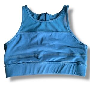 ZYIA One More Rep Sports Bra, Size Medium, Blue